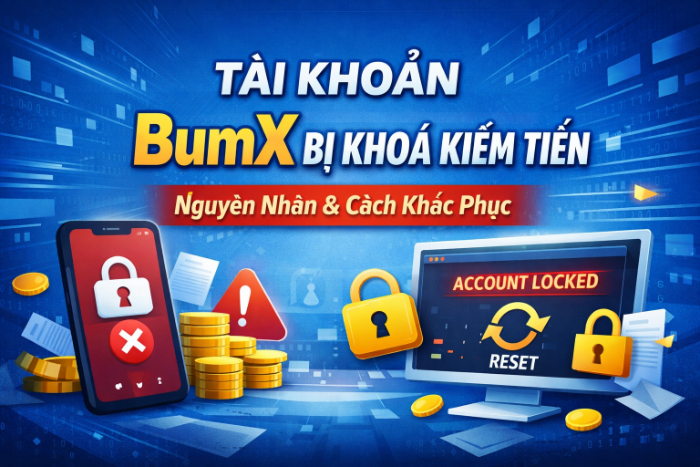 Tài Khoản BumX Bị Khoá Kiếm Tiền: Nguyên Nhân & Cách Khắc Phục