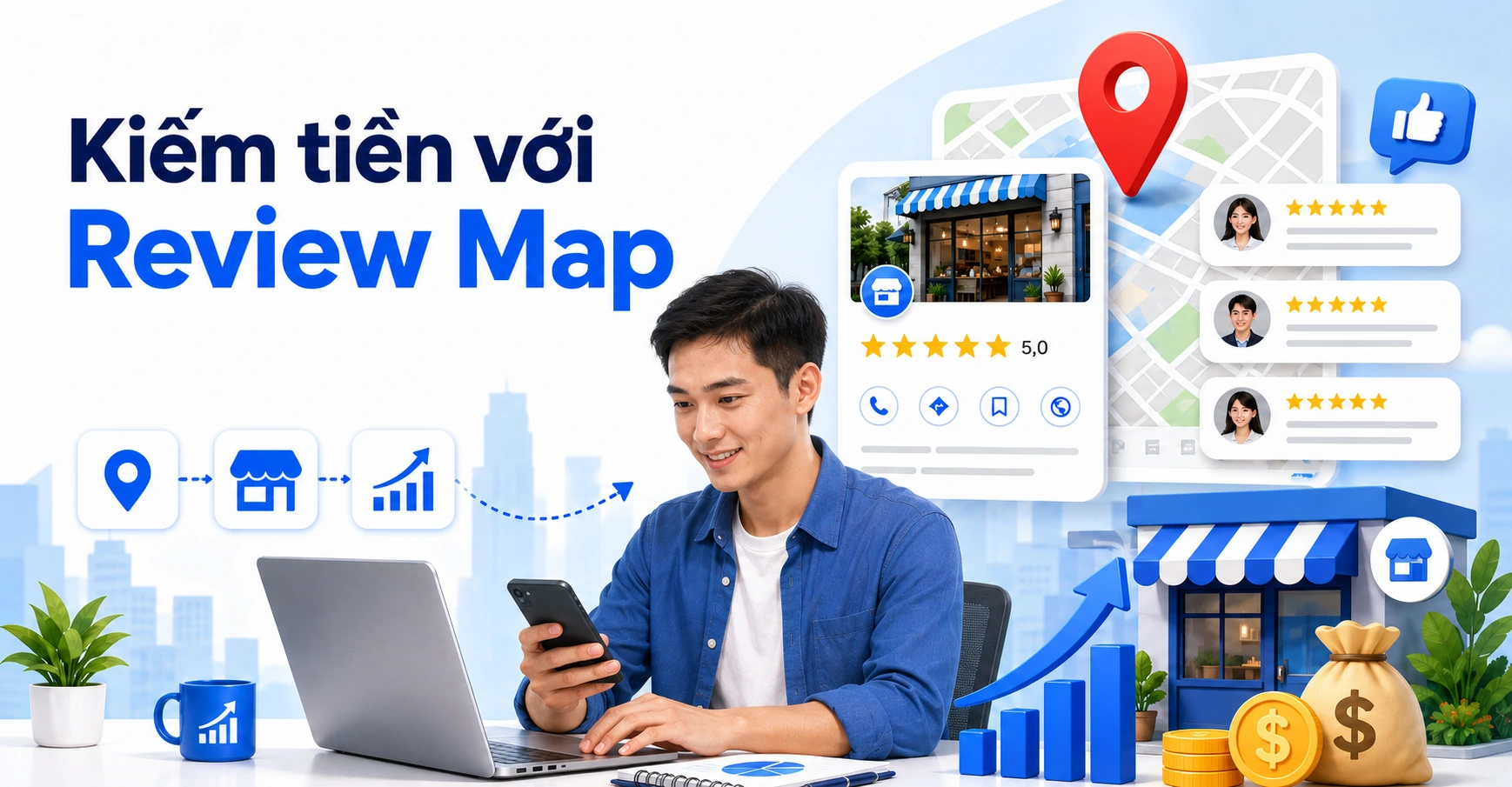 Cách kiếm tiền với Review Map